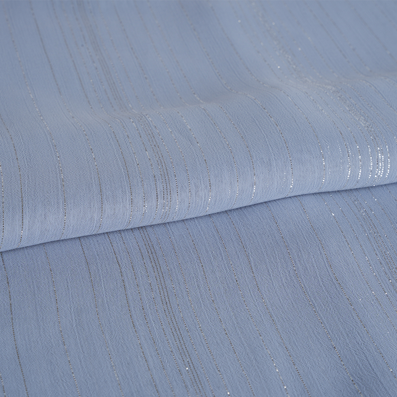 Krep Sifon Sutera Perak 75D Tidak Teratur