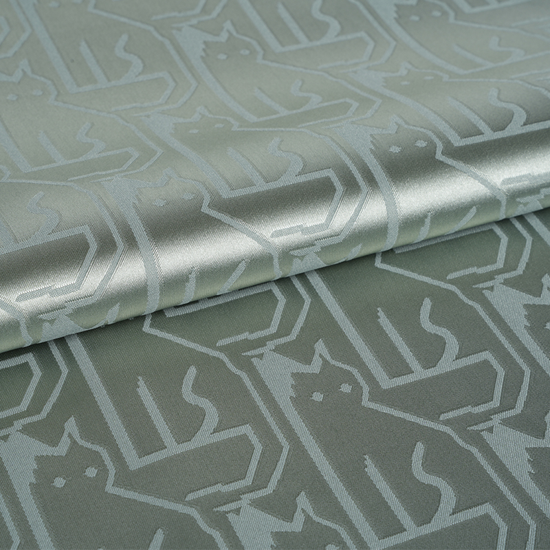 Kepala Kucing Tidak Sekata Satin Regangan 75D