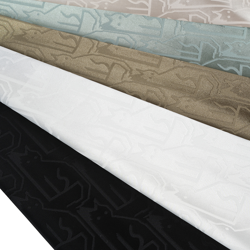 Kepala Kucing Tidak Sekata Satin Regangan 75D