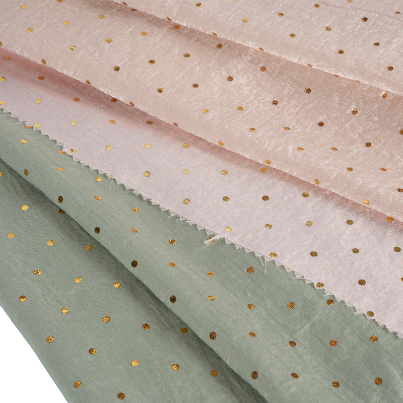 2026 Kain Setem Foil Silinder Satin Baldu Aliran Udara Dot