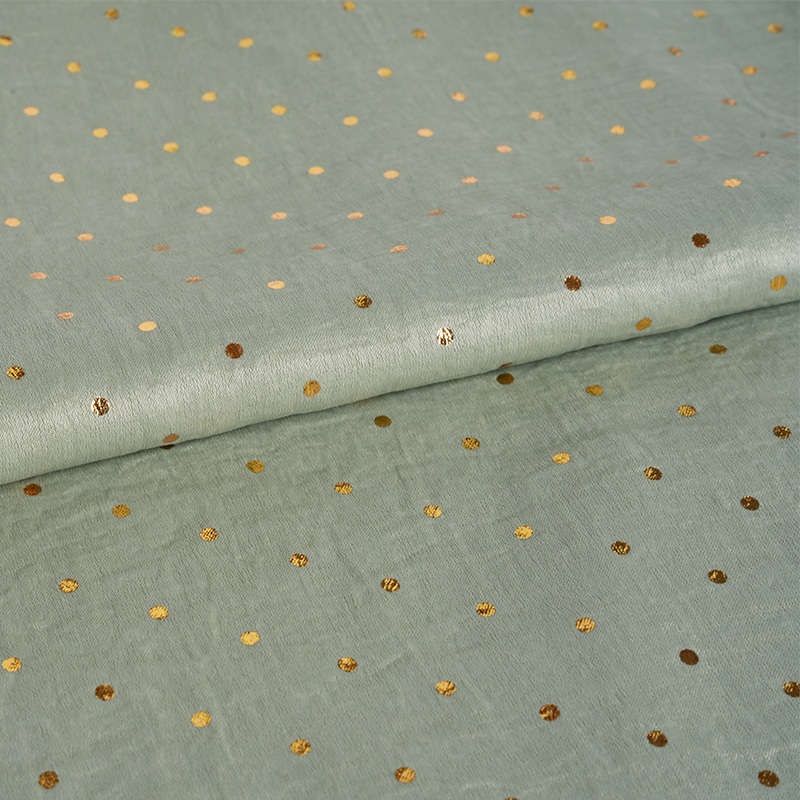 2026 Kain Setem Foil Silinder Satin Baldu Aliran Udara Dot