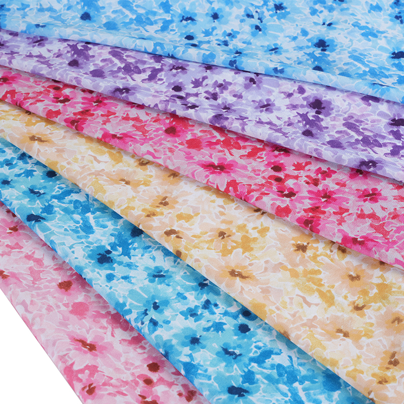 Fabrik Cetakan Bunga Berkabus 75D/18T