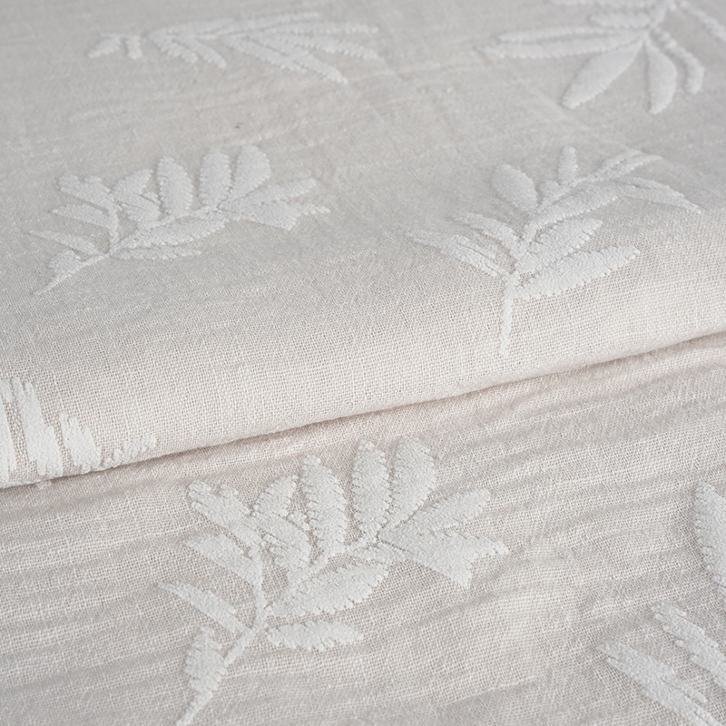 Benang Poliester Meniru Kain Cetakan Buih Daun Rami