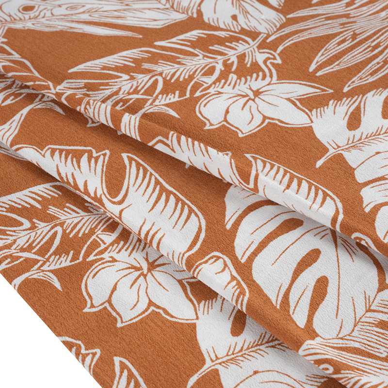 Kain Krep Bercetak Tenun Kaya