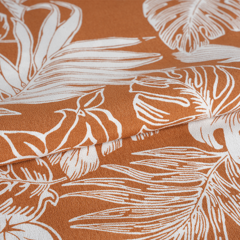 Kain Krep Bercetak Tenun Kaya