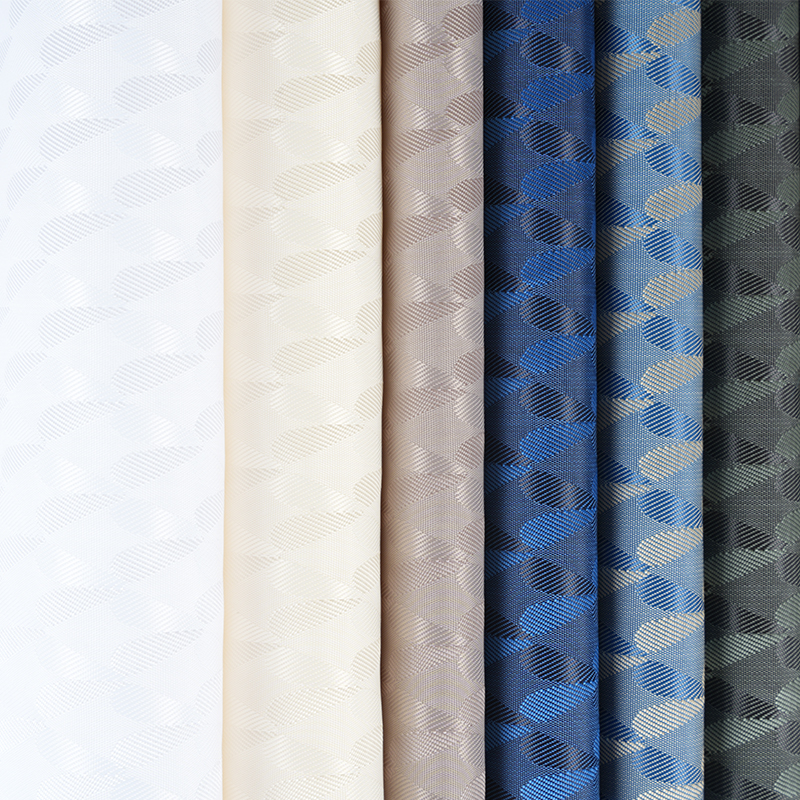 Poliester Kationik Dua Warna Symmetrical Love Jacquard Dyeing