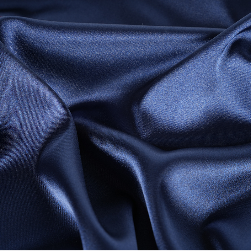 50D*50D Kain Pencelupan Satin Regangan Berkilat Berpintal