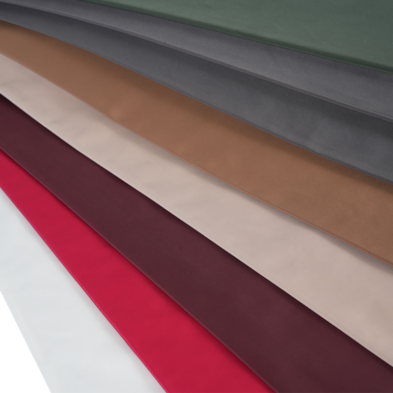 75D FDY Memori Tiruan Plain Twist Penuh Dengan Salutan PU dan Fabrik Kalis Air