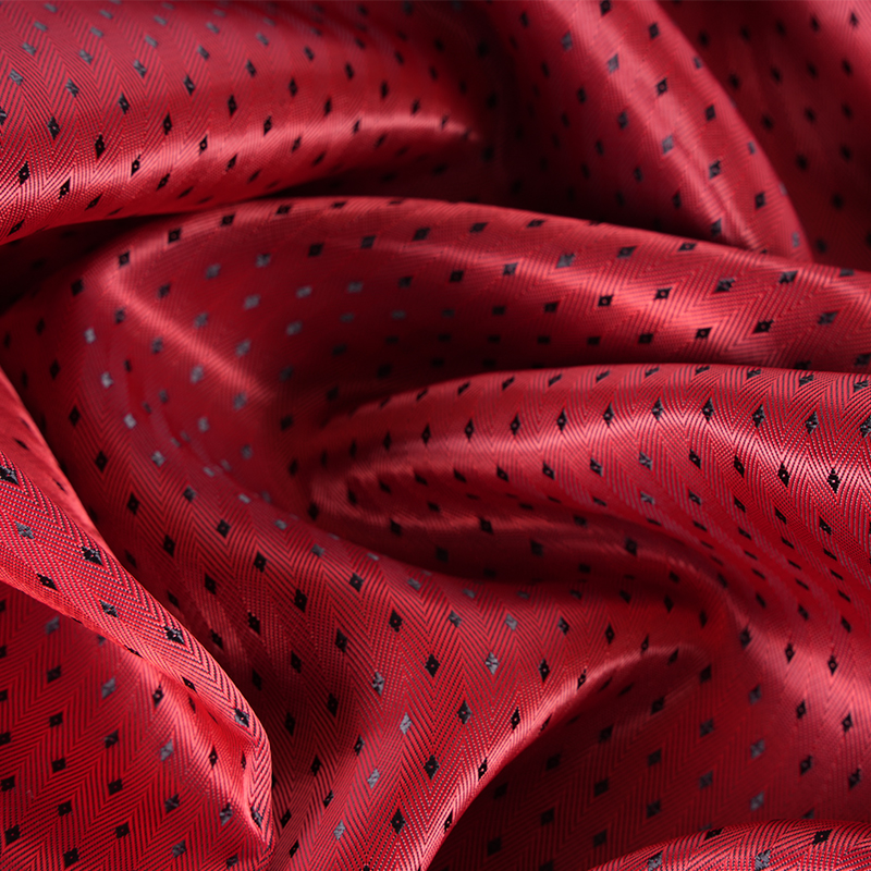 Kain Grid Berlian Kecil Bawah PV Herringbone Twill