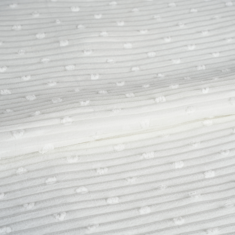 Benang Poliester Meniru Kain Percetakan Buih Daun Rami